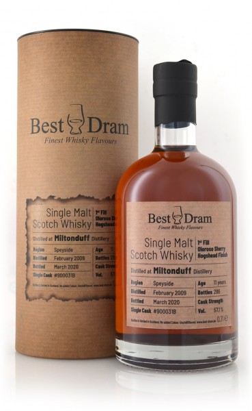 Miltonduff Best Dram Single Malt Whisky