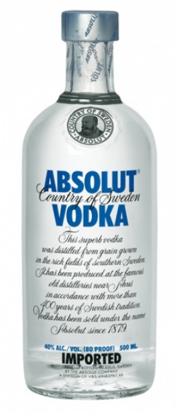 Absolut Vodka Blue Label