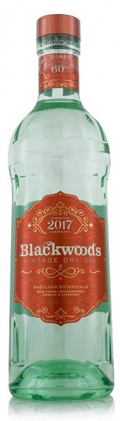 Blackwoods Vintage Dry Gin 60%