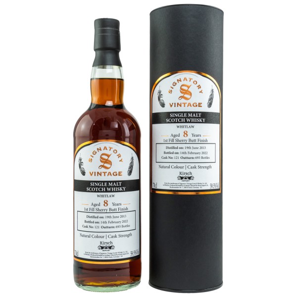 Whitlaw 2013/2022 Signatory Vintage Islay Single Malt Scotch Whisky Selected by Kirsch Import