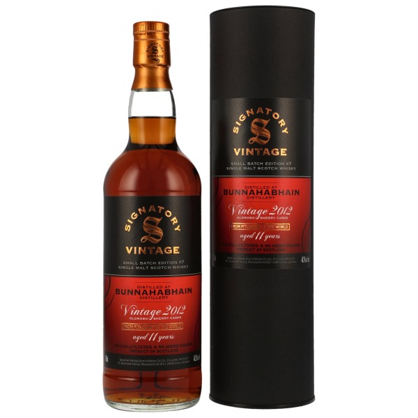 Bunnahabhain 2012 Single Malt Whisky Signatory Small Batch Edition #7