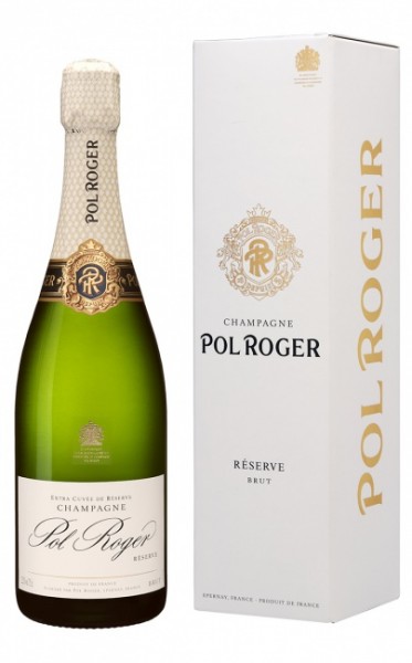 Pol Roger Champagne Brut Réserve in Geschenkverpackung