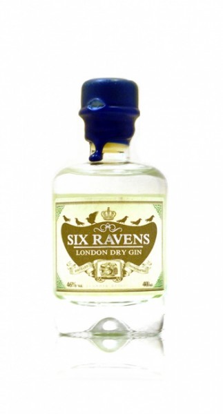 Six Ravens London Dry Gin Miniatur