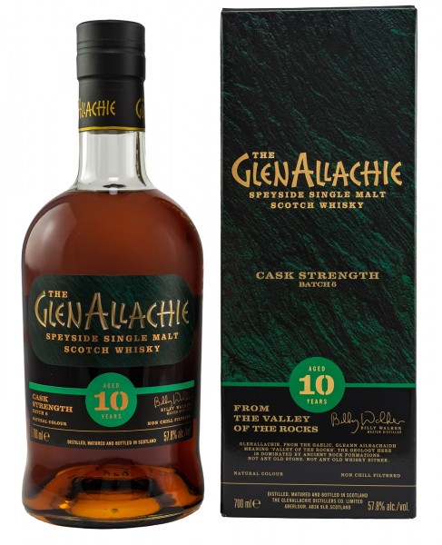 GlenAllachie Single Malt Whisky 10 Jahre Cask Strength Batch 7