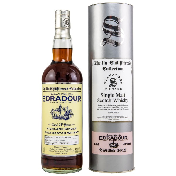 Edradour 2012 Single Malt Whisky Signatory Vintage