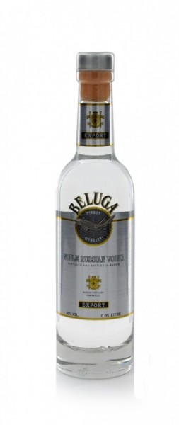 Beluga Export Noble Russian Vodka Miniatur