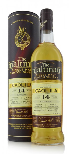 Meadowside Blending Caol Ila Single Malt Whisky 14 Jahre 2006 The Maltman