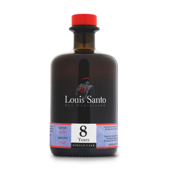 Louis Santo Single Cask Rum 8 Jahre Cognac Cask Finish