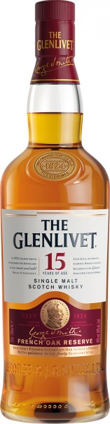 Glenlivet Single Malt Whisky 15 Jahre French Oak Reserve