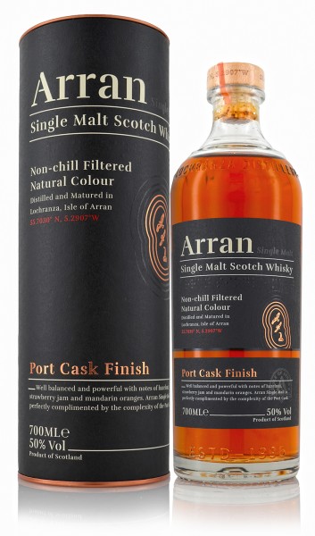 Arran Single Malt Whisky Port Cask Finish