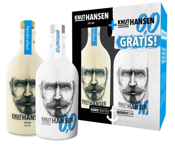 Knut Hansen Set Dry Gin + 0,0