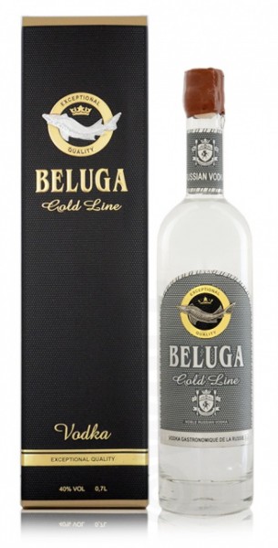 Beluga Gold Line Noble Russian Vodka in GP