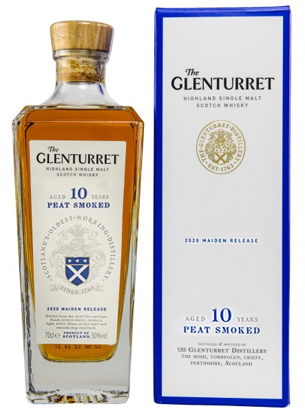 Glenturret Single Malt Whisky 10 Jahre Peat Smoked 2021