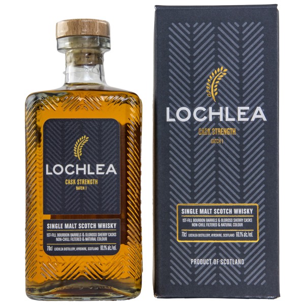 Lochlea Single Malt Whisky Cask Strength Batch #1