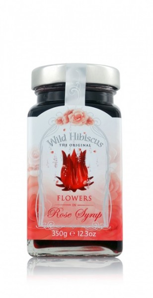 Wild Hibiscus Flowers Rosé Syrup