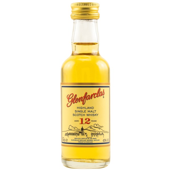 Glenfarclas Single Malt Whisky 12 Jahre Miniatur