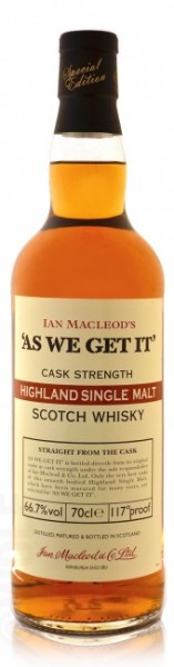 Ian Macleod's "As we get it" Highland Single Malt 60,6%