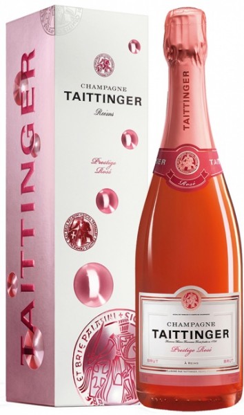 Taittinger Prestige Champagner Rosé in GP