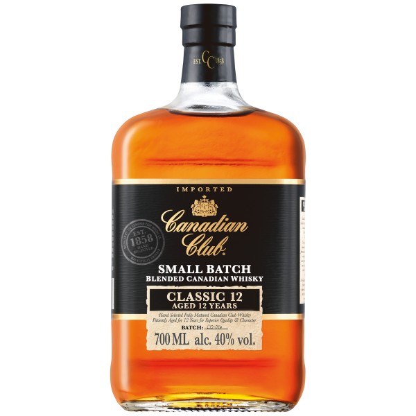 Canadian Club Small Batch Blended Canadian Whisky Classic 12 Jahre