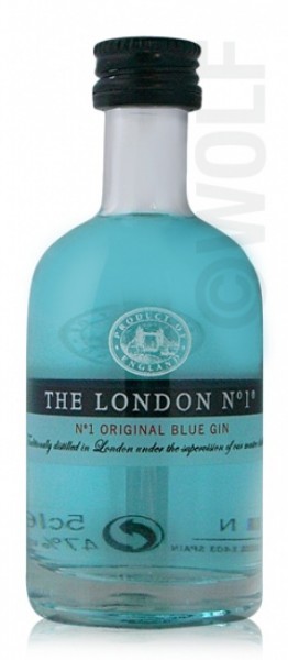 The London Blue Gin No. 1 Miniatur