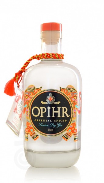 Opihr Oriental Spiced London Dry Gin 42,5%, mit Kräutern und Gewürzen aus dem Orient, von Englands ä