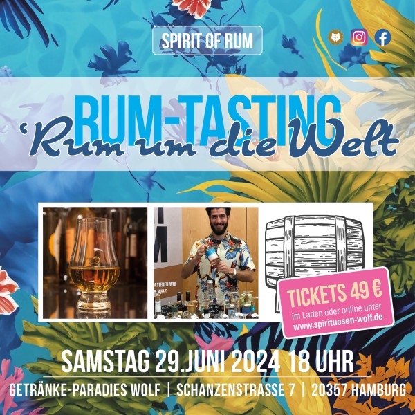 Rum-Tasting "Rum um die Welt" mit Spirit of Rum