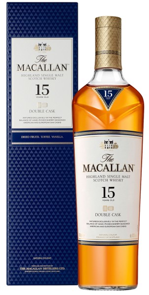 Macallan Single Malt Whisky 15 Jahre Double Cask
