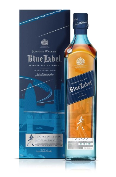 Johnnie Walker Blended Scotch Whisky Blue Label London Cities of the Future 2220 London Edition