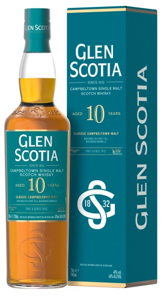 Glen Scotia Single Malt Whisky Unpeated 10 Jahre