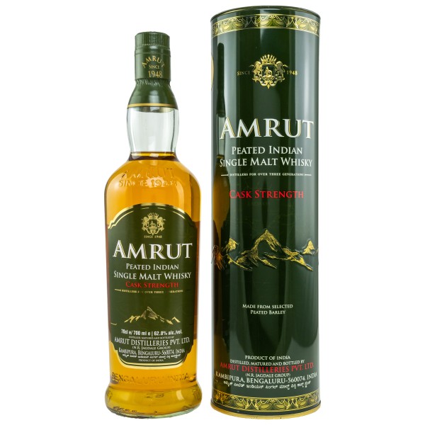 Amrut "Peated" Cask Strength Indian Single Malt Whisky
