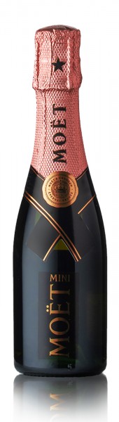 Moët & Chandon Mini Brut Rosé Impérial Champagner Quarter