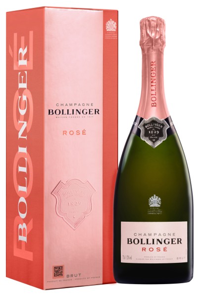 Bollinger Rosé Champagner Brut in Geschenkverpackung