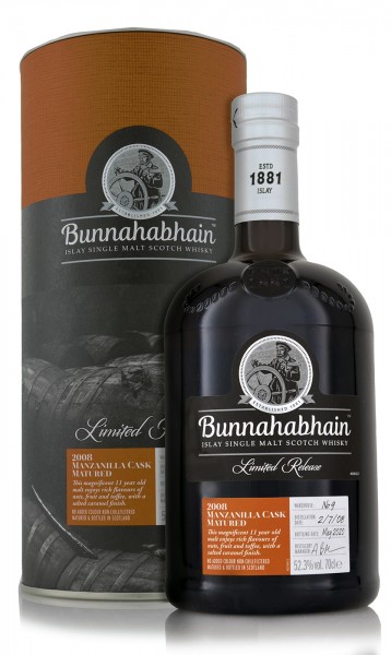 Bunnahabhain Single Malt Whisky Manzanilla Limited Release