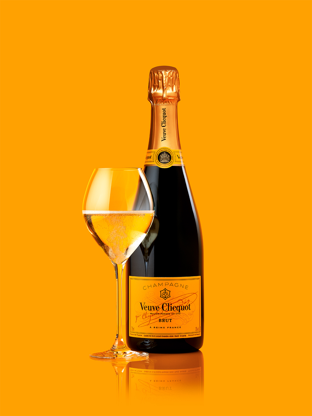 Veuve Clicquot Champagner Brut Yellow Label 750 ml | 12.5% Vol. |  Spirituosen Wolf