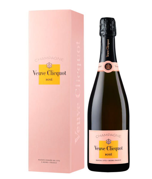 Veuve Clicquot Rosé Champagner in Geschenkverpackung