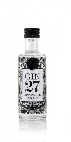 Gin 27 Appenzell Dry Gin Miniatur