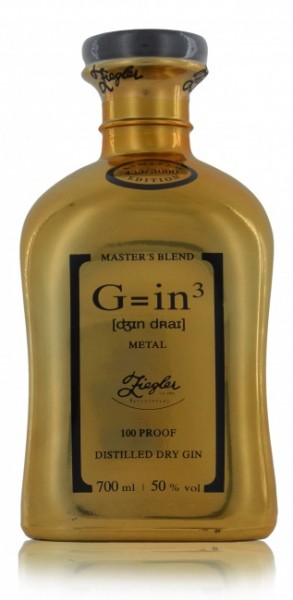 Ziegler Classic &quot;G=in3&quot; Distilled Dry Gin Gold Limited Edition