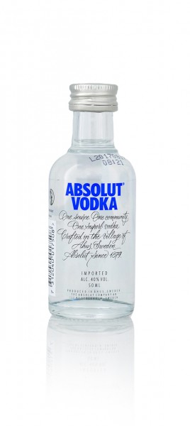 Absolut Blue Vodka Miniatur
