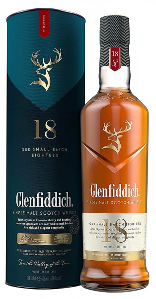 Glenfiddich Single Malt Whisky 18 Jahre Our Small Batch Eighteen