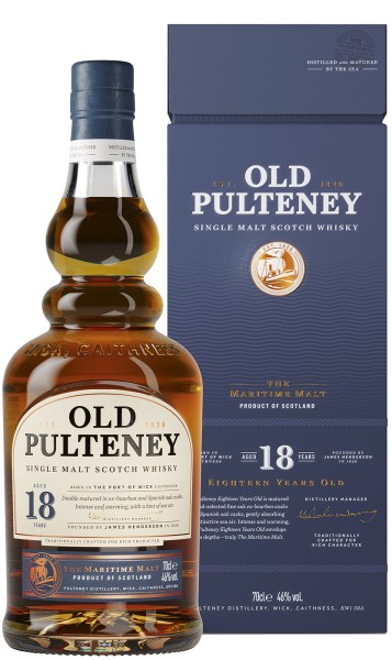 Old Pulteney Single Malt Whisky 18 Jahre