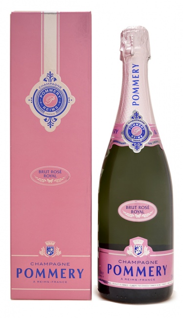 | Spirituosen Co Geschenkverpackung Wolf Rosé in Champagner | | & Brut Champagner Pommery