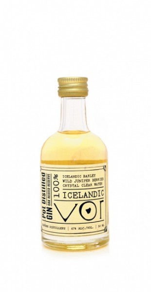 VOR 100% Icelandic Pot Distilled Barael Aged Gin Miniatur