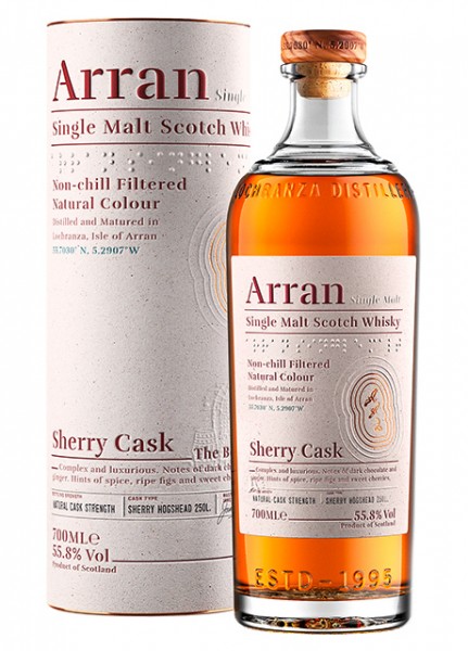 Arran Single Malt Scotch Whisky "The Bodega" Sherry Cask